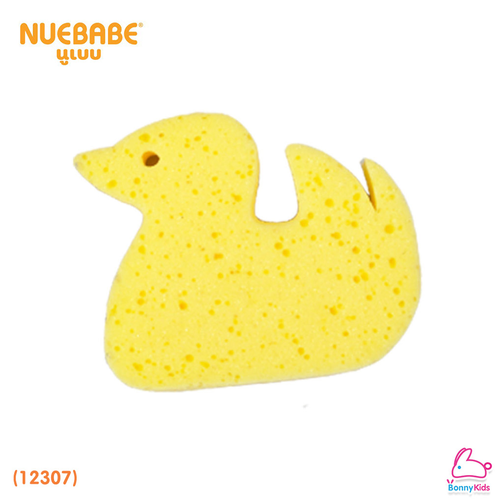 (12307) NUEBABE (นูเบบ) Bath Sponge ฟองน้ำอาบน้ำเด็ก รูปสัตว์ (คละลาย)