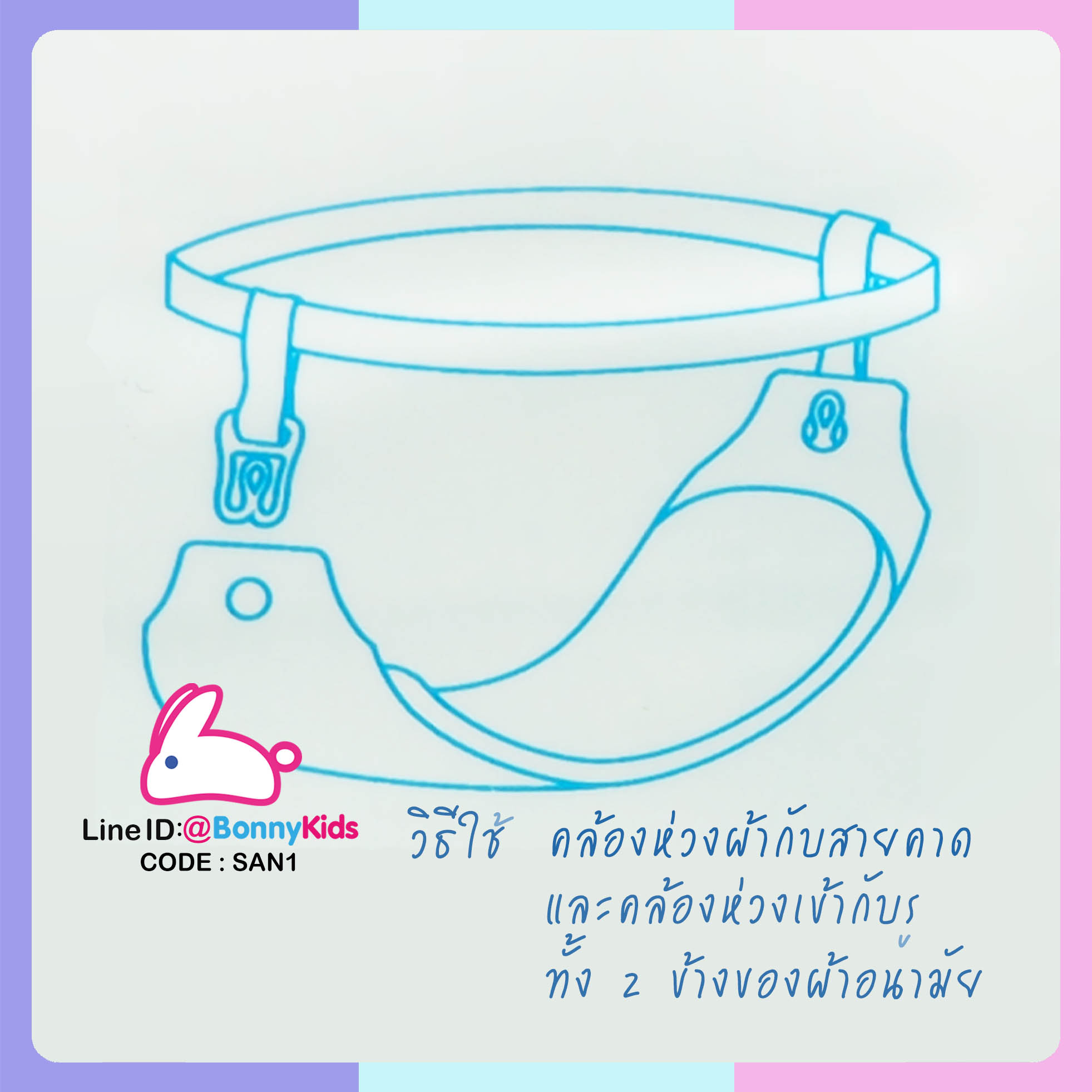 (1241) ผ้าอนามัยแบบห่วง Sanita แผ่นยาวพิเศษ 35 cm สำหรับสตรีหลังคลอด