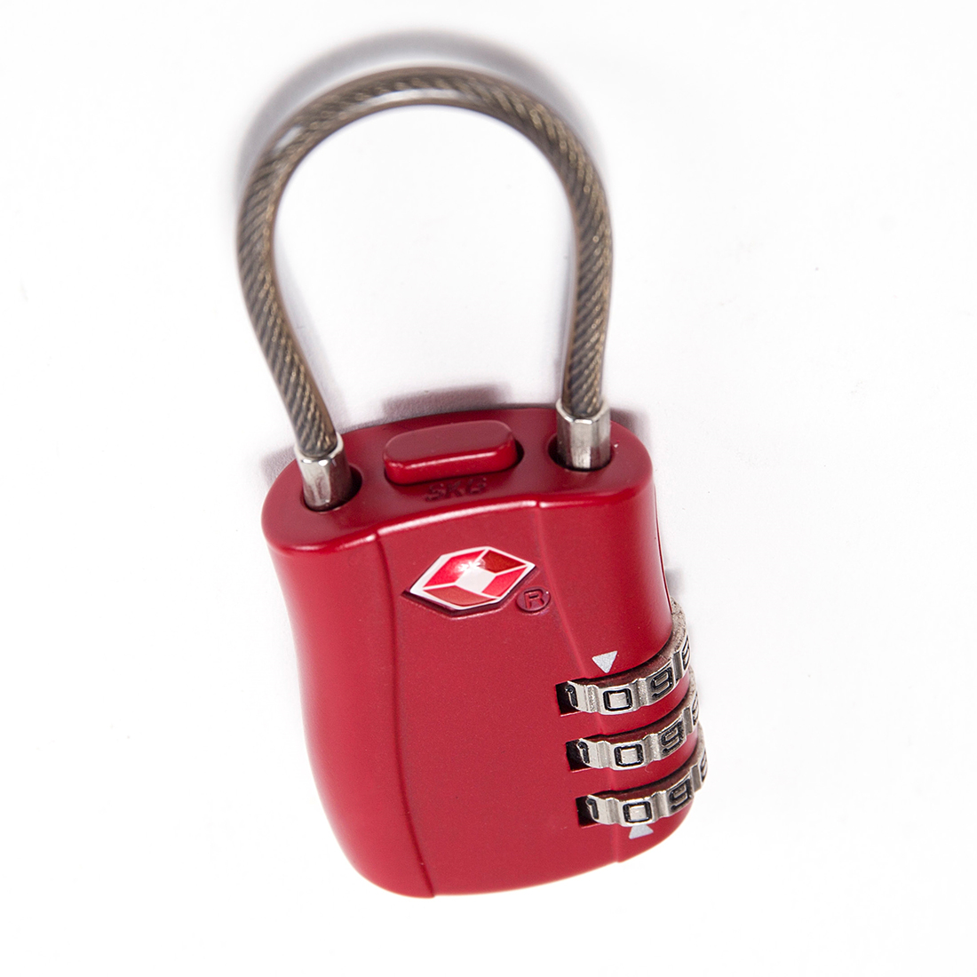กุญแจล็อคกระเป๋าเดินทาง ตรงตามกำหนด TSA ใช้งานง่าย คุณภาพสูง (TSA Approved Travel Combination Cable Luggage Locks for Suitcases)