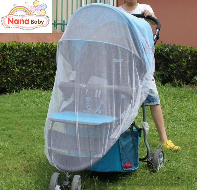 NanaBaby มุ้งเด็กอ่อน 3in1 เป็นได้ทั้ง มุ้งรถเข็นเด็ก มุ้งเปลเด็ก มุ้งคลุมคาร์ซีท อากาศผ่านสบายไม่ร้อน ขอบยางยืดรอบด้าน