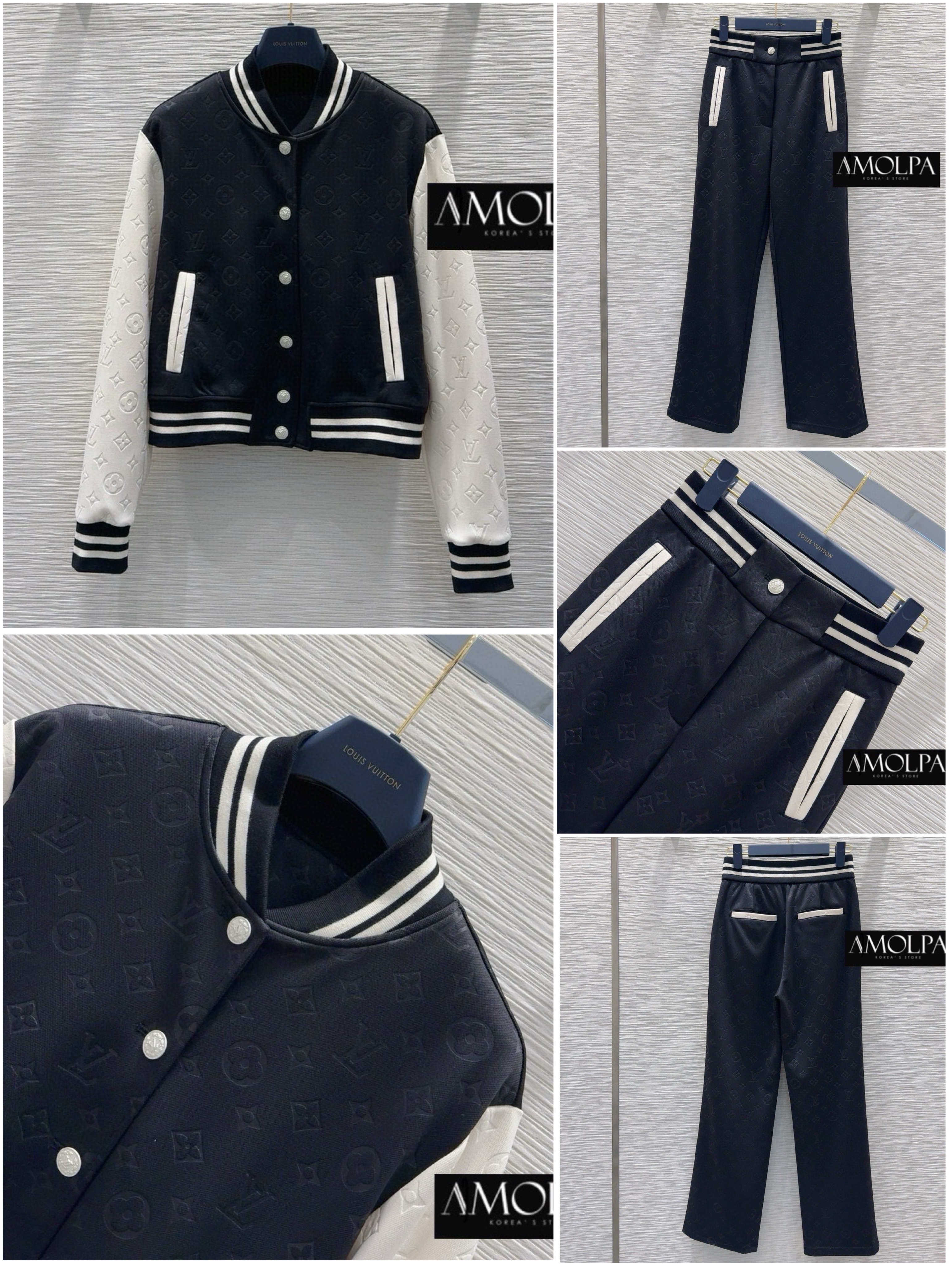 SET JACKET LV งาน Hiend เนื้อผ้าดีม๊าก ผ้าใส่สบายมากกกก ใส่สบาย : สินค้าคุณภาพ (พร้อมส่ง)