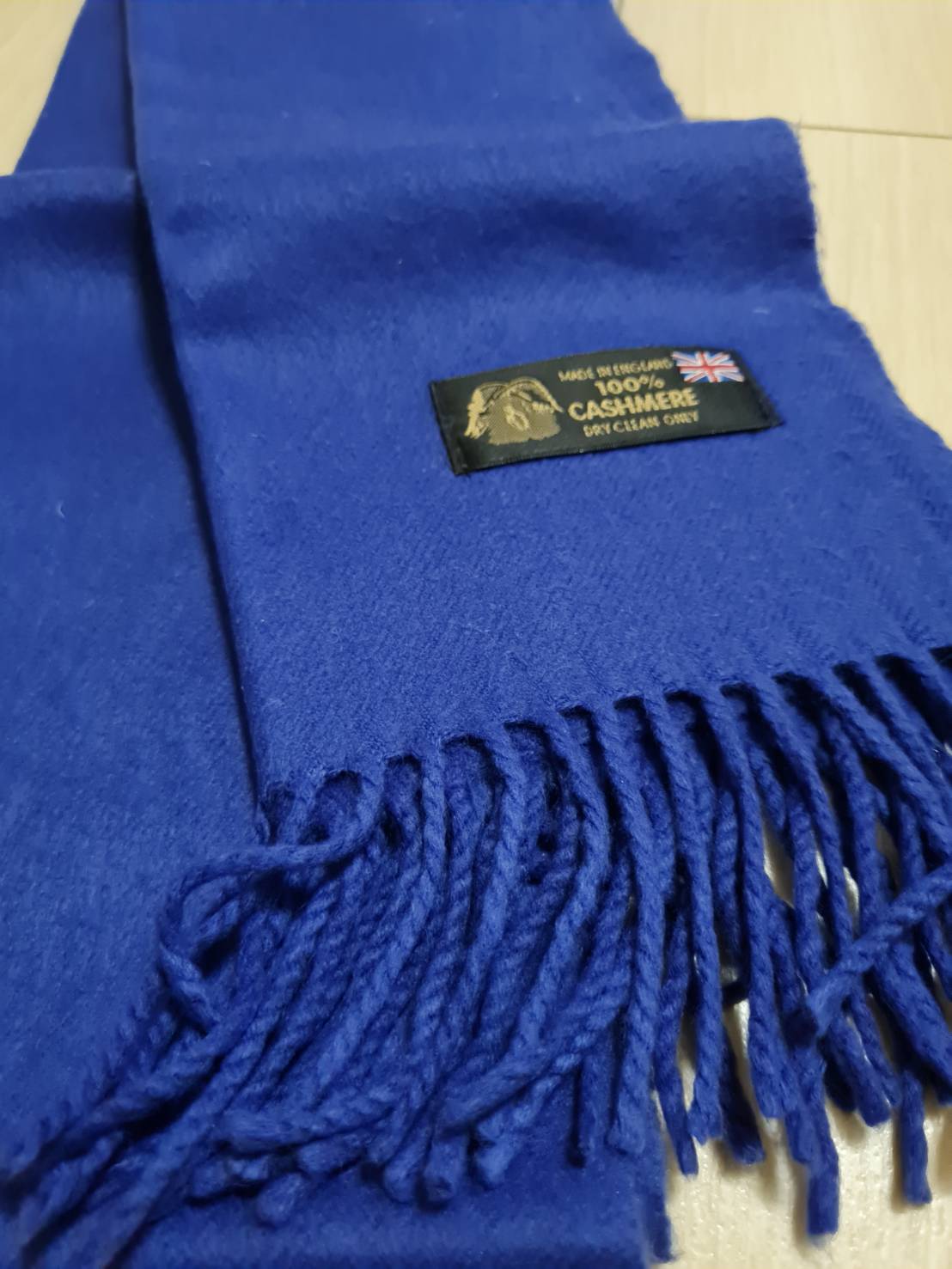 ผ้าพันคอแคชเมียร์ Made in England (ของใหม่)