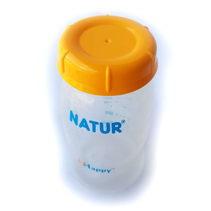 ฝาขวดนม ฝาปิดขวดนมเด็ก รุ่นมีซีลกันหก NanaBaby เปลี่ยนขวดนม..เป็นขวดเก็บน้ำนม