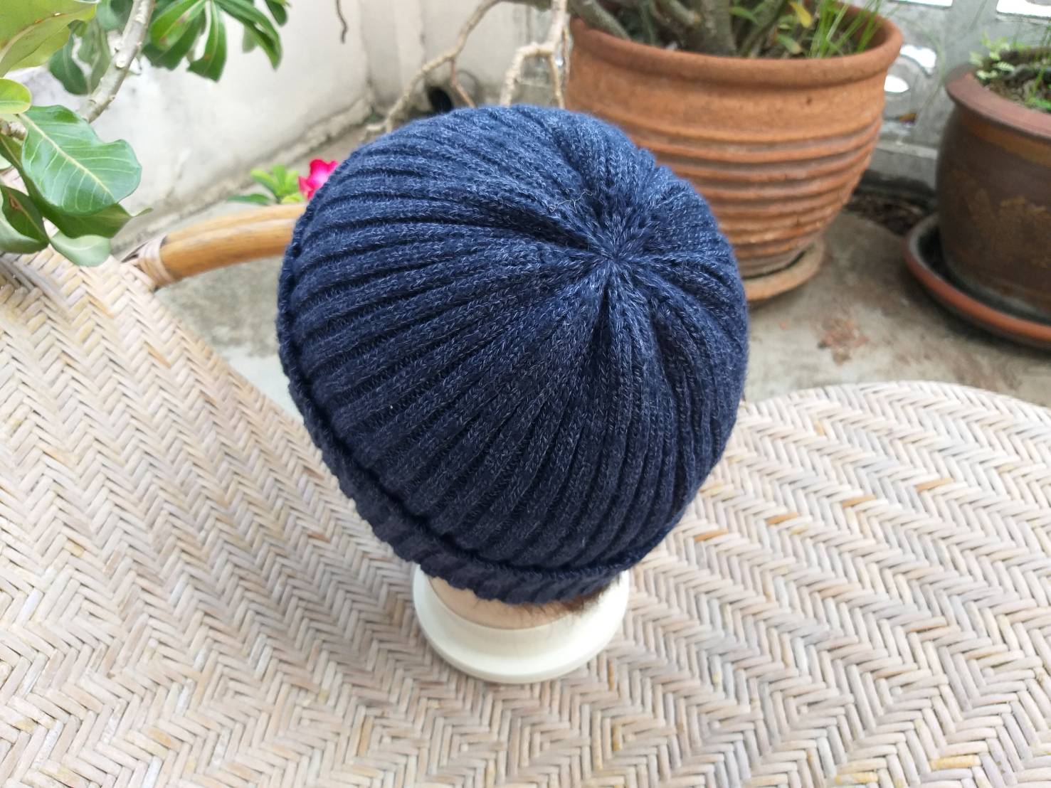 หมวกไหมพรมเนื้อหนา อุ่นมาก Made in JAPAN