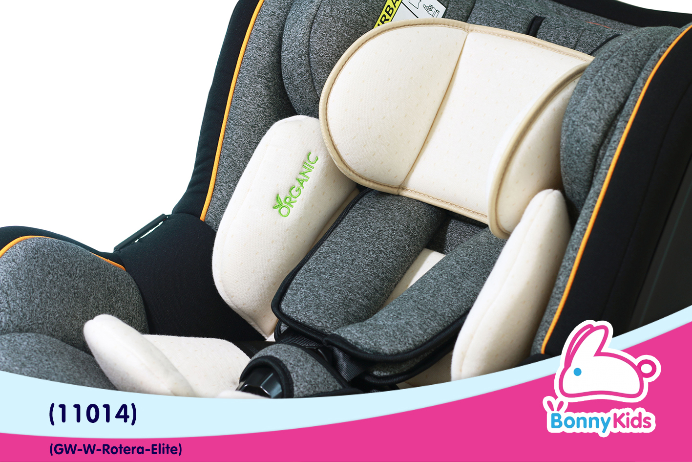 (11014) GLOWY-W Rotera 360° Carseat คาร์ซีทสำหรับเด็กเล็ก ตั้งแต่แรกเกิด จนถึงน้ำหนัก 18 kg. (สี Elite)