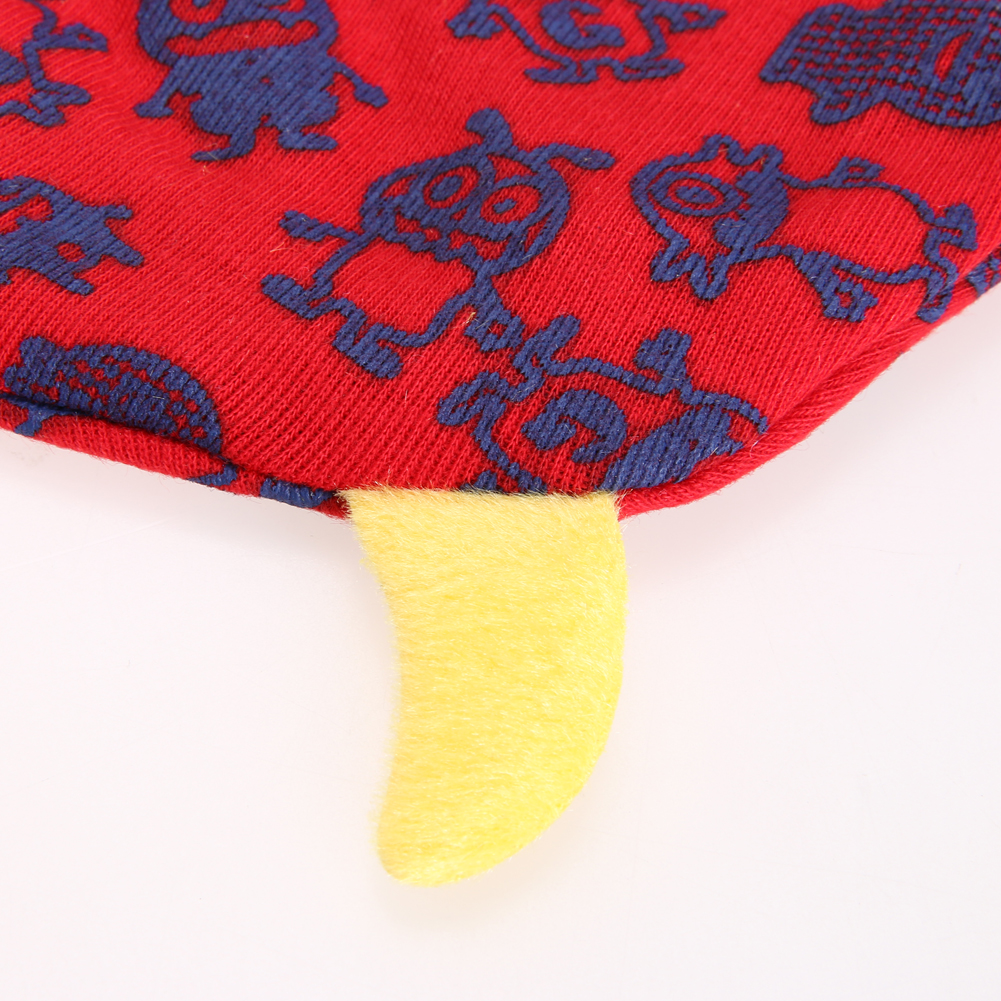 เซตหมวก+ผ้ากันเปื้อนเด็กอ่อน สไตล์เกาหลี ปีศาจน้อยน่ารัก สำหรับเด็กวัย 3-24 เดือน