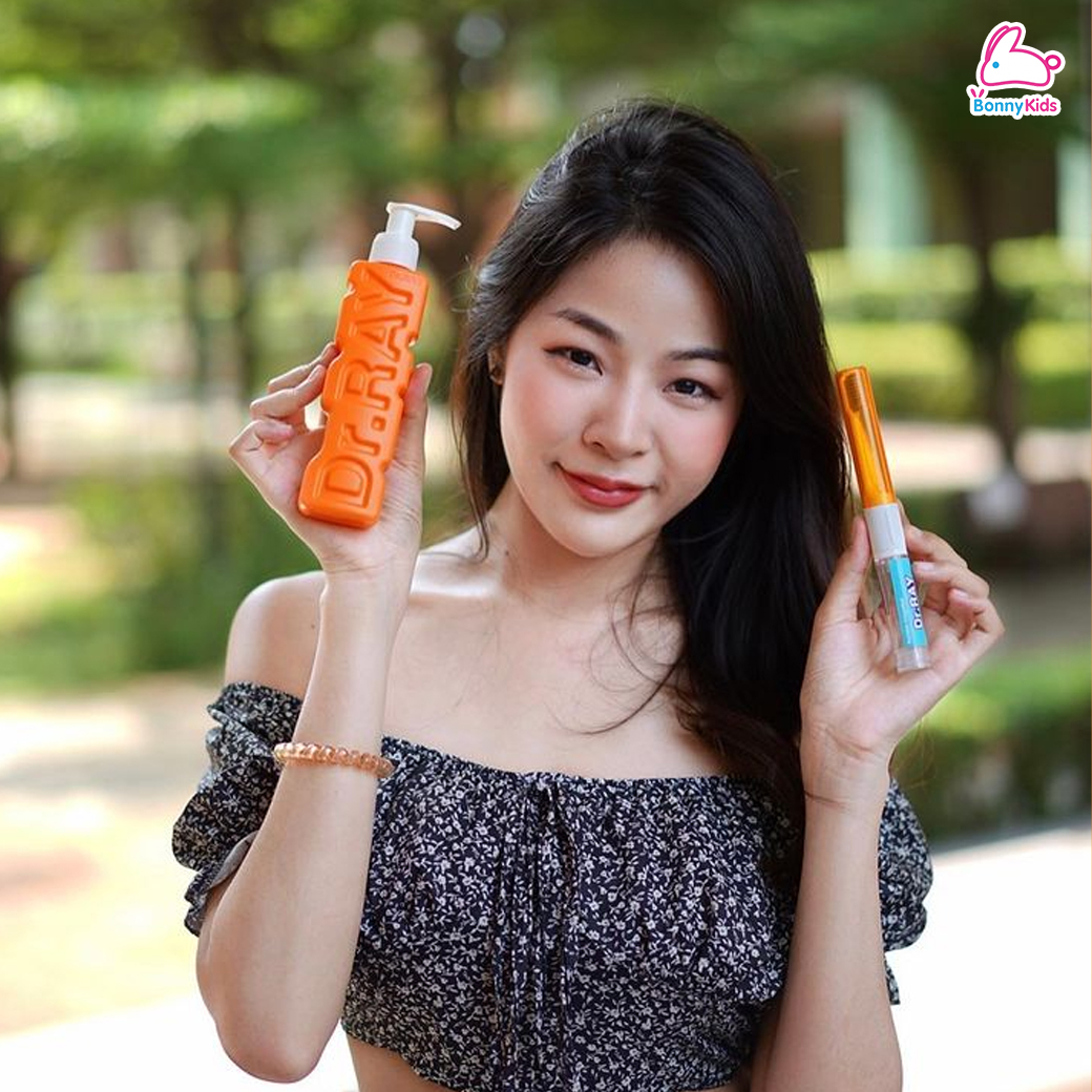 Dr.RAY (ด๊อกเตอร์เรย์) ยาสีฟันเจลขวดหัวปั๊ม สำหรับเด็ก 1 ปี+ ฟลูออไรด์ปริมาณมาตรฐาน ขนาด 150 กรัม)