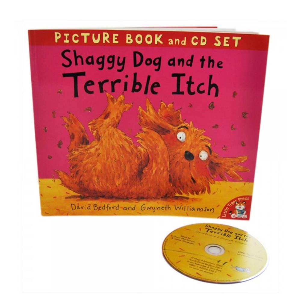 Shaggy Dog and the Terrible Itch - Picture Book ad CD Set หนังสือนิทานพร้อมซีดีประกอบ หมาน้อยกับอาการคันสุดๆ David Bedford