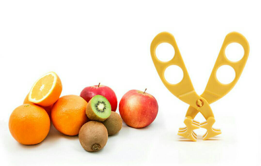 ถ้วยบดข้าวเด็ก ถ้วยป้อนข้าวเด็ก ชุดบดอาหารเด็ก ถ้วยอาหารเด็ก มีฝาปิด+ช้อนเด็ก+กรรไกรบดอาหาร (6 m+) BPA-Free