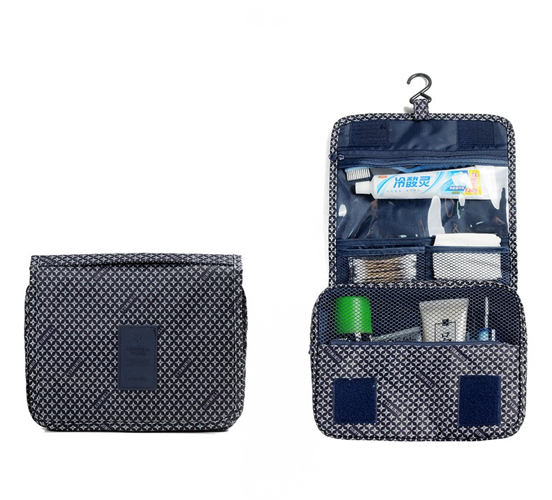 DINIWELL กระเป๋าใส่อุปกรณ์อาบน้ำ แขวนได้ สำหรับเดินทาง ท่องเที่ยว พกพาสะดวก ผลิตจากโพลีเอสเตอร์คุณภาพสูง