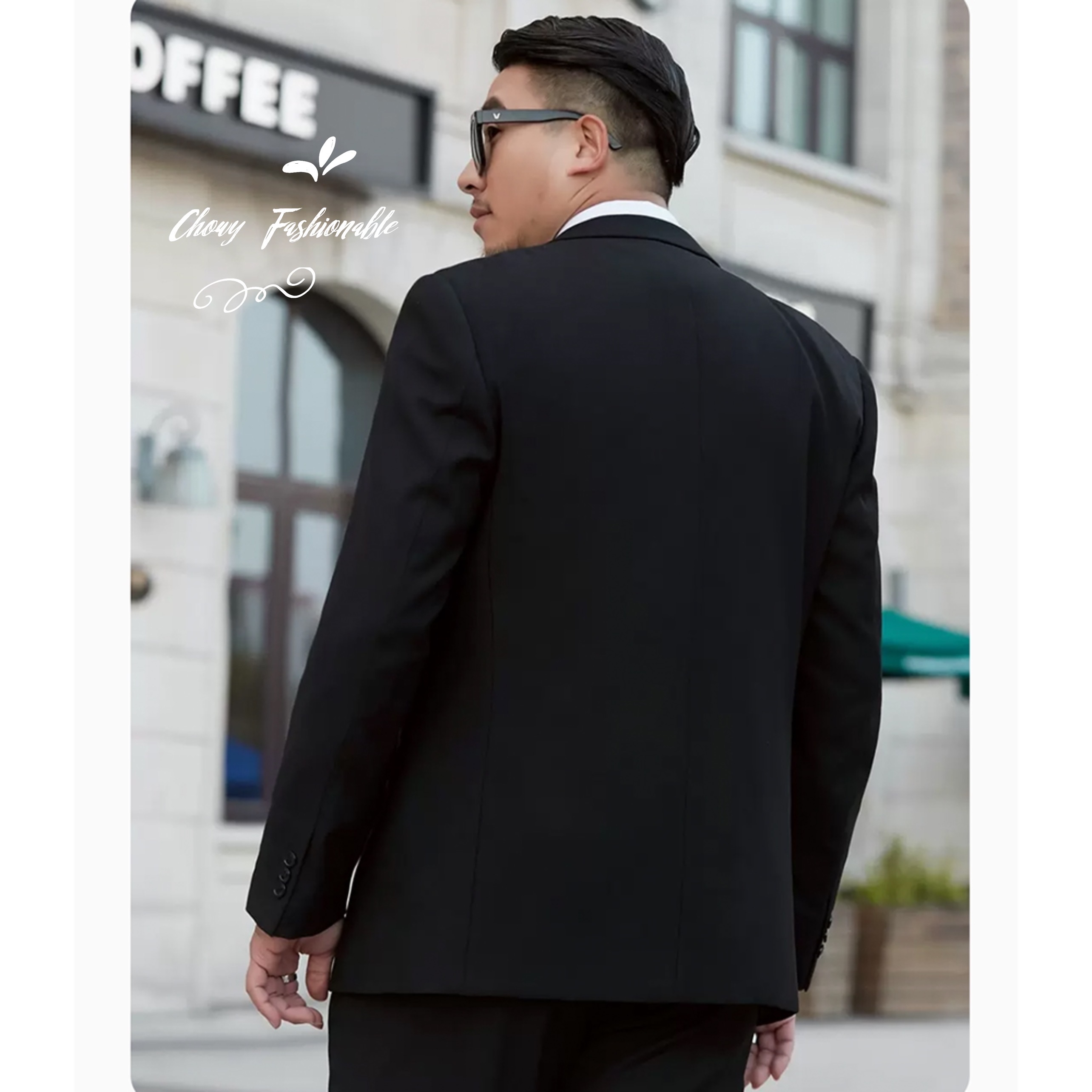 ชุดสูทผู้ชาย 3XL-10XL รอบอก 44-60 นิ้ว เสื้อสูทไซส์ใหญ่ สูทผู้ชายไซส์ใหญ่ กางเกงขายาว เอว 40-50 นิ้ว กางเกงสูทผู้ชาย FF0252