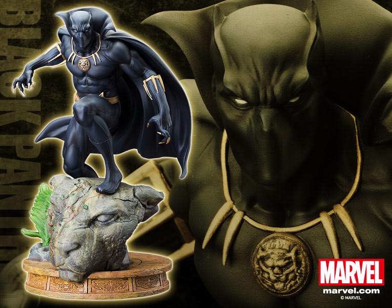 พร้อมส่ง BLACK PANTHER FINE ART STATUE