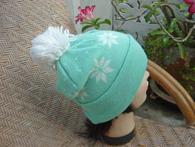 หมวกไหมพรมสีสวย 2 ชั้น 30% wool ใหม่กริ๊บ