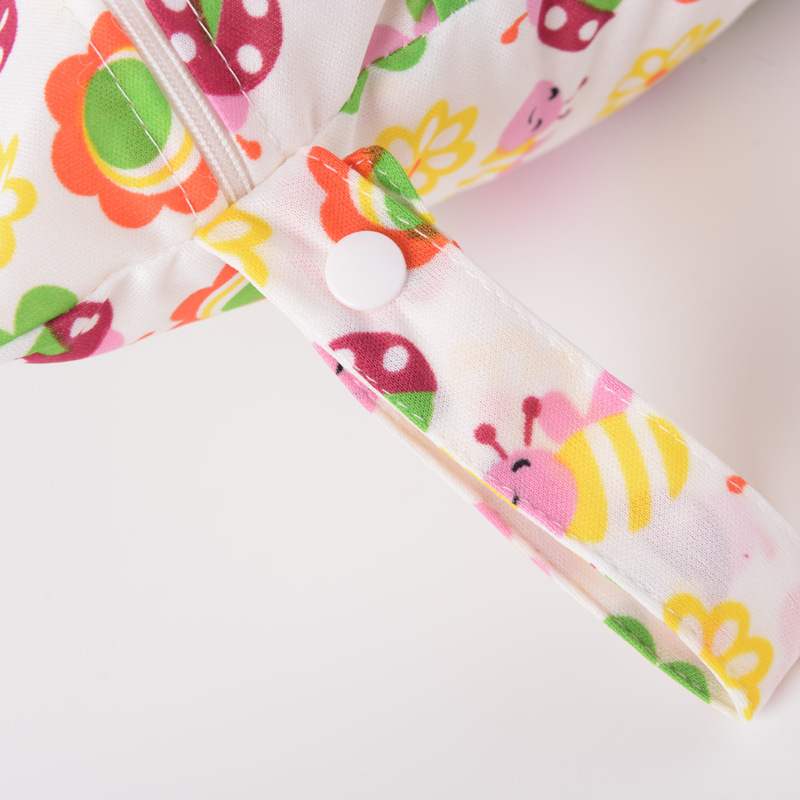 กระเป๋าใส่ผ้าเปียก ถุงผ้าเปียก ใส่กางเกงผ้าอ้อมรอซัก Baby Wet Bag