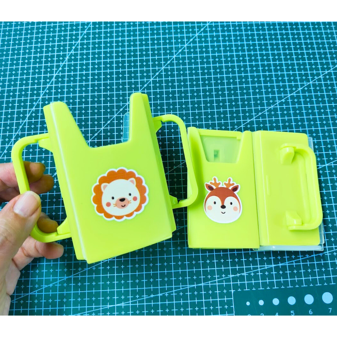 NanaBaby กล่องกันบีบนม (ที่จับกันบีบกล่องนม) ปรับขยายได้ สำหรับเด็ก 1-3 ปี BPA-Free