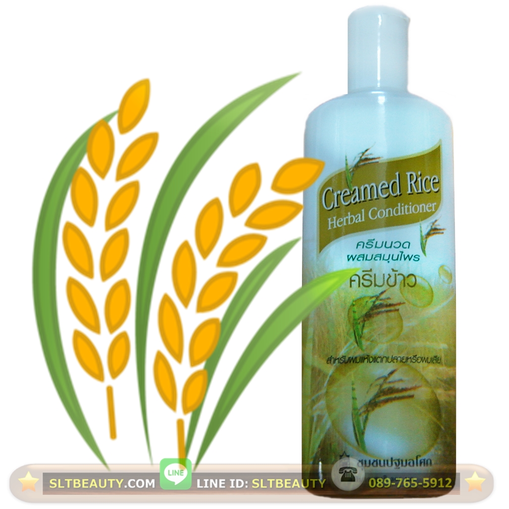 ครีมนวดผมครีมข้าว Creamed Rice Conditioner (ปฐมอโศก) ขนาด 300 ml. ► ข้าวมีแร่ธาตุที่จำเป็นต่อการบำรุงรากผม และหนังศีรษะ แก้ผมร่วง ลดความมัน เพิ่มน้ำหนักของเส้นผม จัดทรงง่าย ผมเป็นเงางาม ไม่แห้งเสีย แตกปลาย ชะลอการเกิดผมขาว
