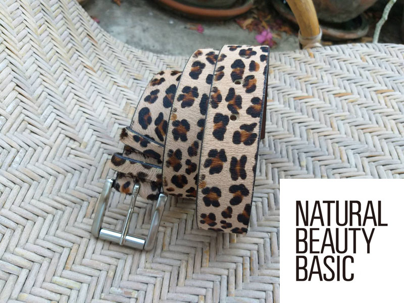 เข็มขัดหนังแท้ ขนวัวแท้ NATURAL BEAUTY BASIC
