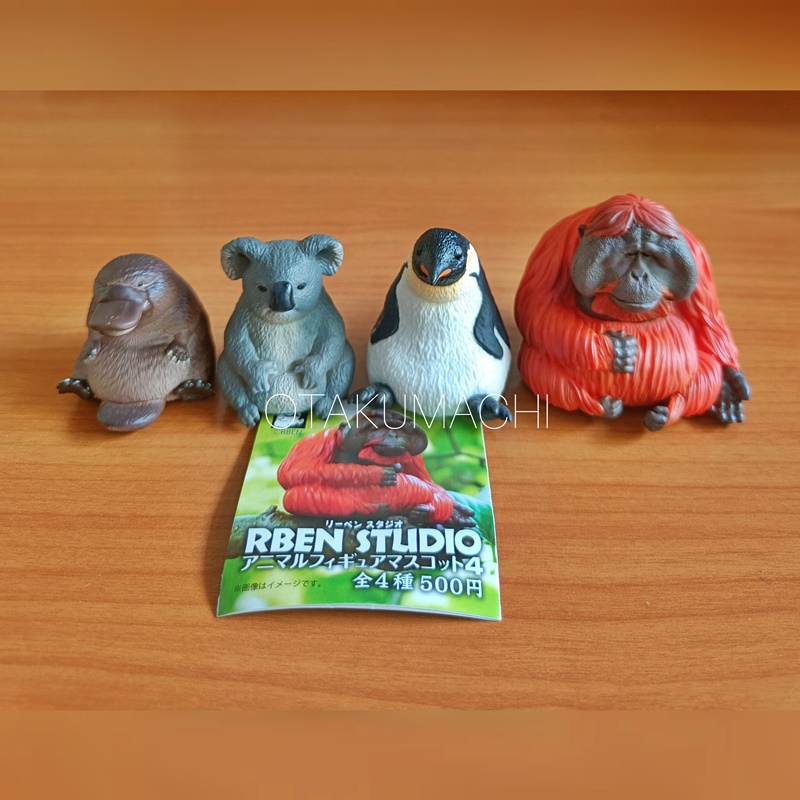 กาชาปองฟิกเกอร์สัตว์ RBEN STUDIO Animal Figure Mascot 4