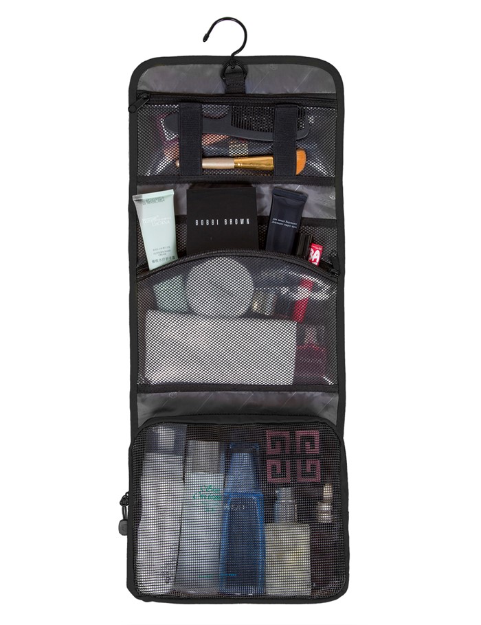 Bagsmart กระเป๋าใส่อุปกรณ์อาบน้ำ คุณภาพสูง ใส่อุปกรณ์อาบน้ำ แขวนได้ สำหรับเดินทาง ท่องเที่ยว (Black)