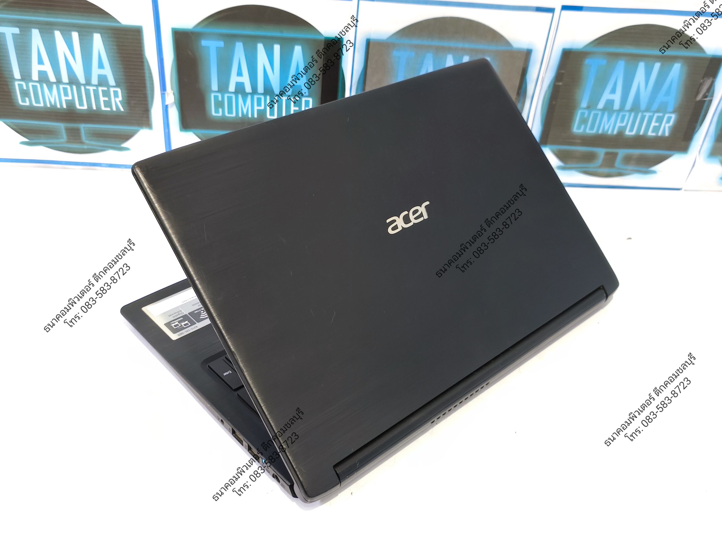 โน๊ตบุคเล่นเกมส์มือสอง Acer Intel I5-8250U Ram8GB SSD500GB MX230 2GB