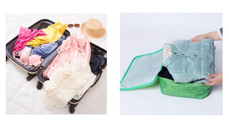 กระเป๋าจัดระเบียบเดินทาง กระเป๋าจัดระเบียบเสื้อผ้า จัดกระเป๋าเดินทาง ใส่เสื้อผ้า ชุดชั้นใน เครื่องสำอาง อุปกรณ์ไอที มีให้เลือก 6 ลาย 6 สี