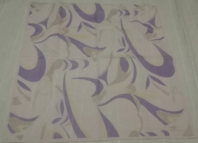 ผ้าเช็ดหน้าแบรนด์ MELROSE ผืนใหญ่ สีหวาน