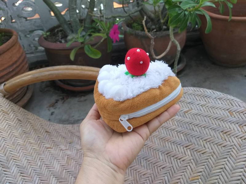 กระเป๋าใส่เหรียญ ใส่ของจุกจุก รูปขนมเค้กสุดน่ารัก