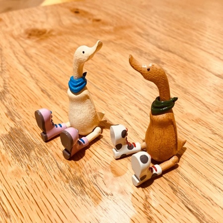 กาชาปองฟิกเกอร์เป็ด Asian Interior Miscellaneous Goods Boots Duck