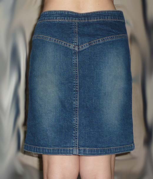 กระโปรงยีนส์แบรนด์ elite JAPAN 30-34-16.5