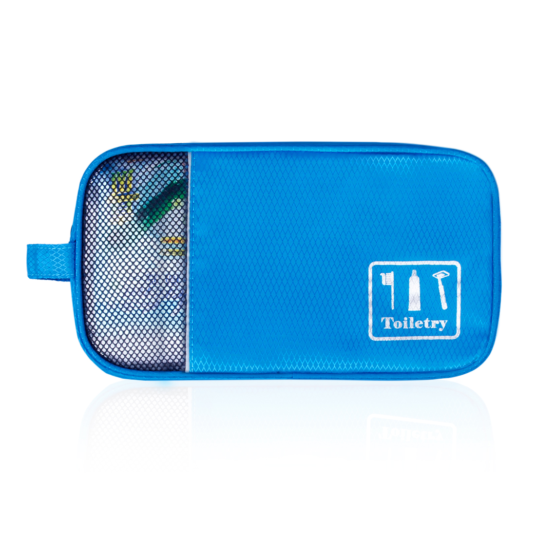 Bagsmart กระเป๋าจัดระเบียบเดินทาง 4 ใบ กันน้ำ พกพาสะดวก ใส่เสื้อผ้า, อุปกรณ์ไอที, อุปกรณ์น้ำ และรองเท้า (Blue)