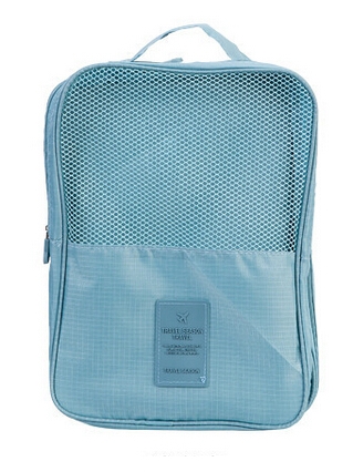 กระเป๋าใส่รองเท้าสำหรับเดินทาง กันน้ำได้ ถือพกพาสะดวก มี 6 สีให้เลือก