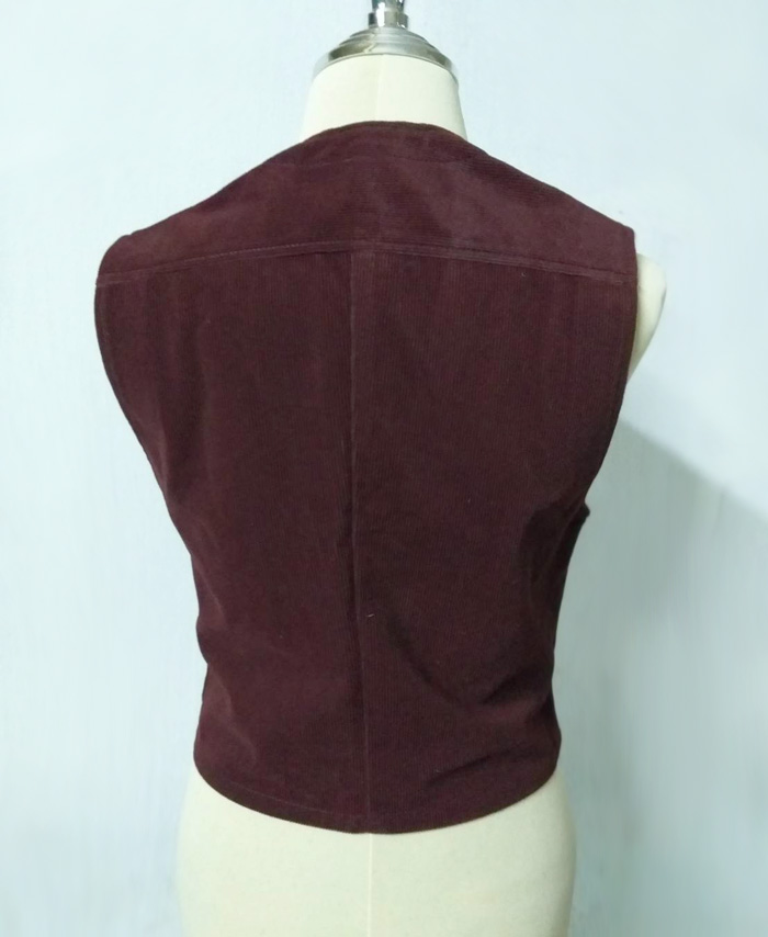 เสื้อกั๊กผ้าลูกฟูก Sz S ใหม่ป้ายห้อย