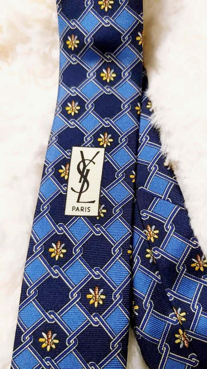 เนคไทแบรนด์เนม YVES SAINT LAURENT NECKTIE ของแท้