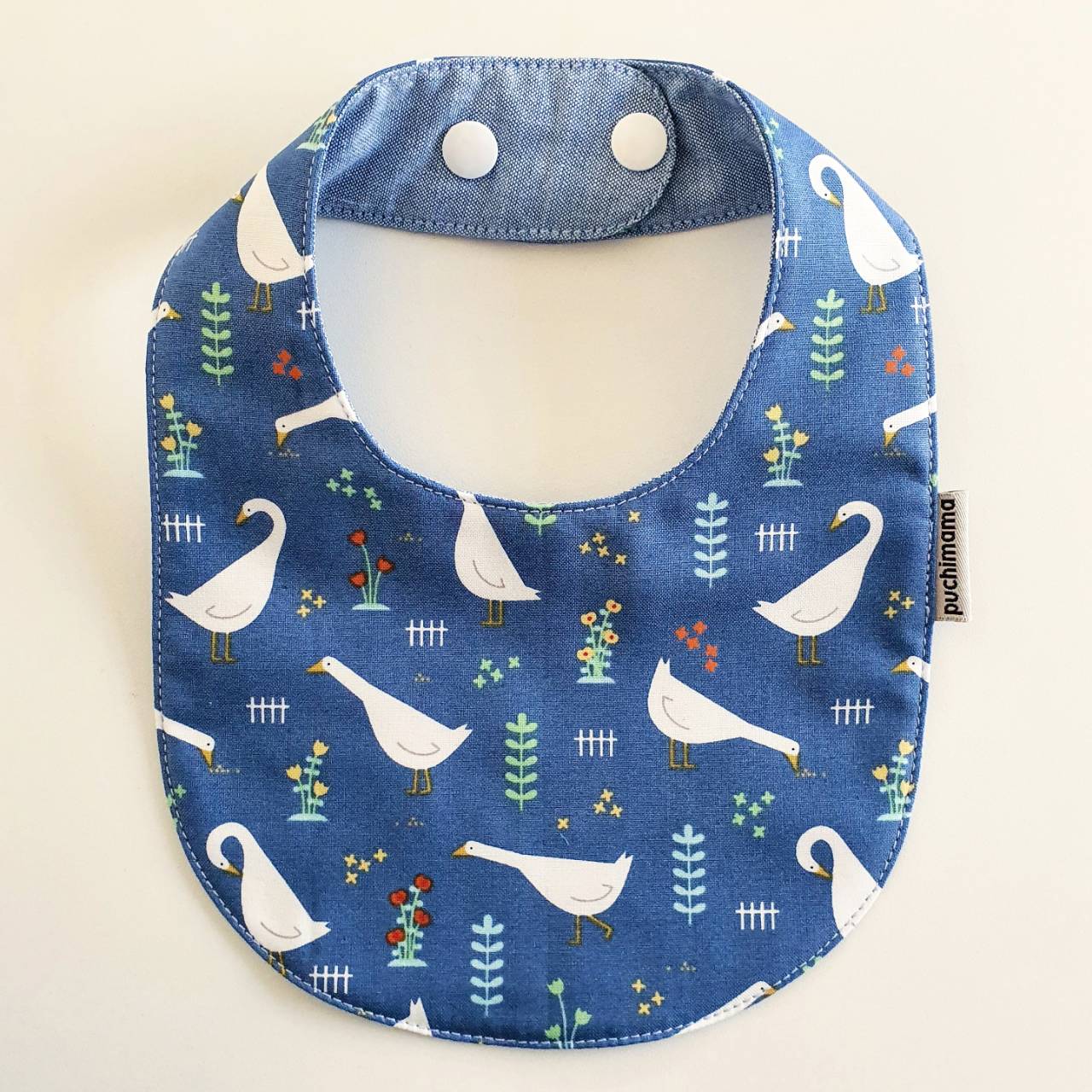 Puchimama "Tamago" Bib (USA Imported Fabric : ผ้านำเข้าจากประเทศอเมริกา)