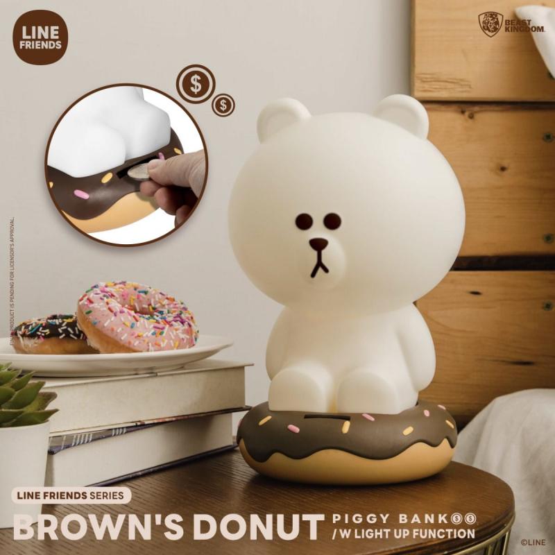 [เปิดจอง] Brown’s Donut Piggy Bank (w. Light-Up function)