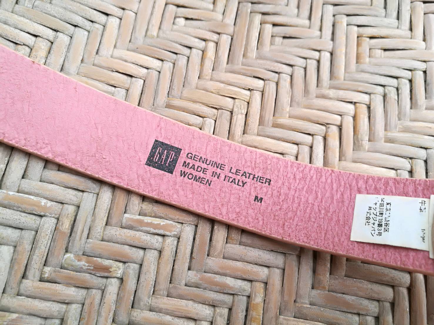 เข็มขัดหนังแท้ GAP สีสวย