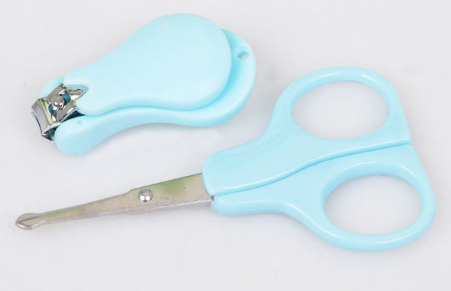 กรรไกรตัดเล็บเด็ก กรรไกรตัดเล็บทารก กรรไกรตัดเล็บเด็กอ่อน Flower Baby 2 Step (วัย 0-12 เดือน +1 ขวบขึ้นไป)