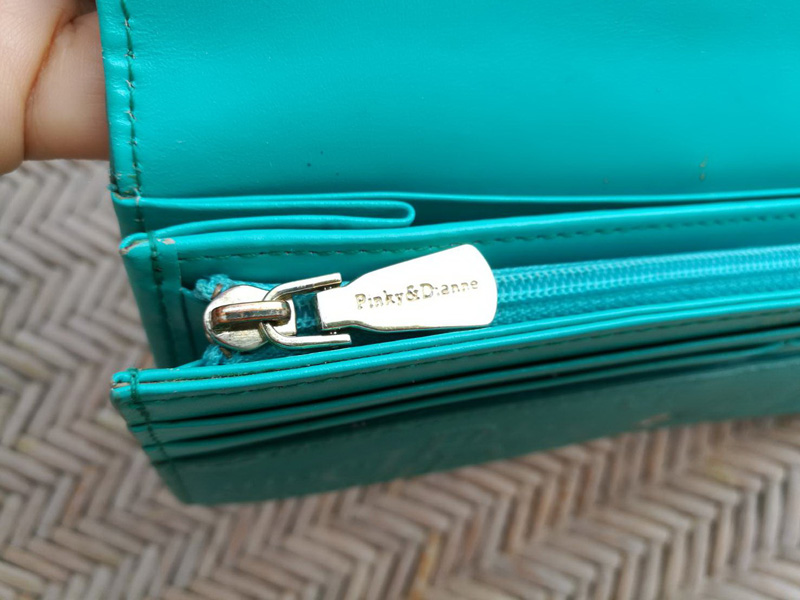 กระเป๋าสตางค์หนังแท้ pinky & dianne ช่องเยอะมาก