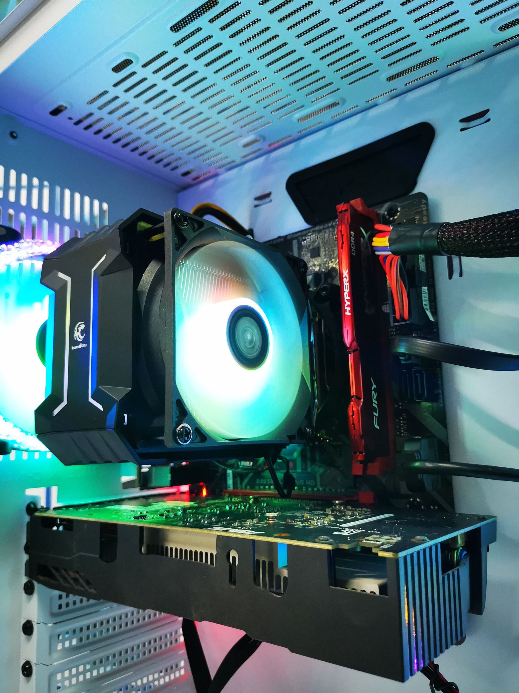 (16,900)คอมประกอบทำงาน เล่นเกมส์ Intel I5 Gen9 Ram16gb SSD480GB GTX1050Ti 4GB