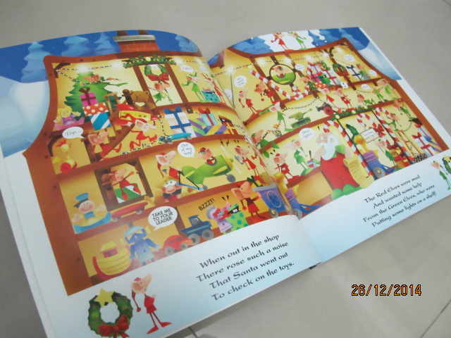 Santa's Toy Shop นิทานปกอ่อนเล่มโต ร้านของเล่นของแซนต้า Christmas Celebration