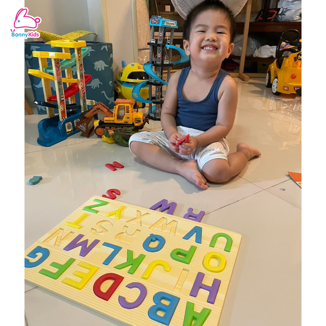 ASTA (แอสต้า) ของเล่นอักษรนูน A-Z ก-ฮ และตัวเลข สำหรับหยิบใส่บล็อก โฟมนิ่ม เกรด A non-toxic