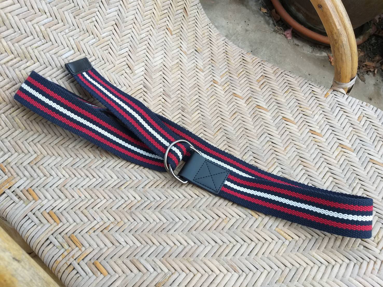 เข็มขัดเชือกถัก ผ้า canvas (ของใหม่)