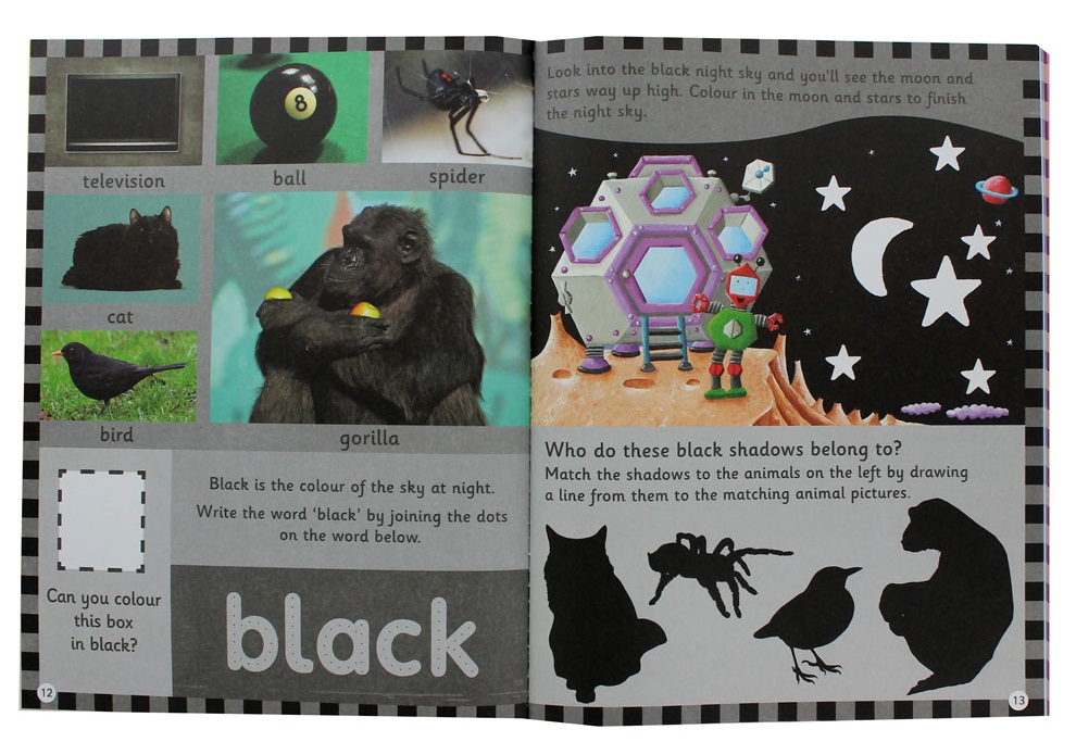 Activity Fun Learning : Colours : An Early Learning Activity Book หนังสือกิจกรรมสำหรับเด็กก่อนวัยเรียน สี