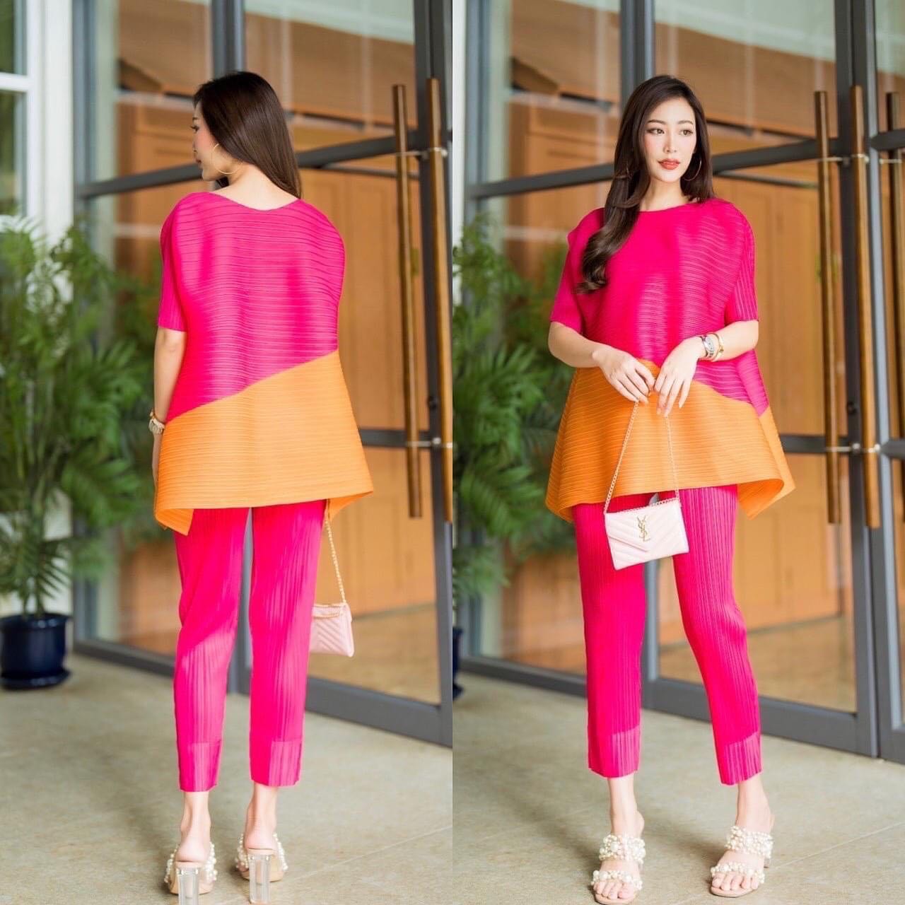 ชุดเซตผ้าอัดพลีท แบบงานBrand คุณภาพแน่นๆ AA Premium 💫 สินค้าคุณภาพ (พร้อมส่ง)