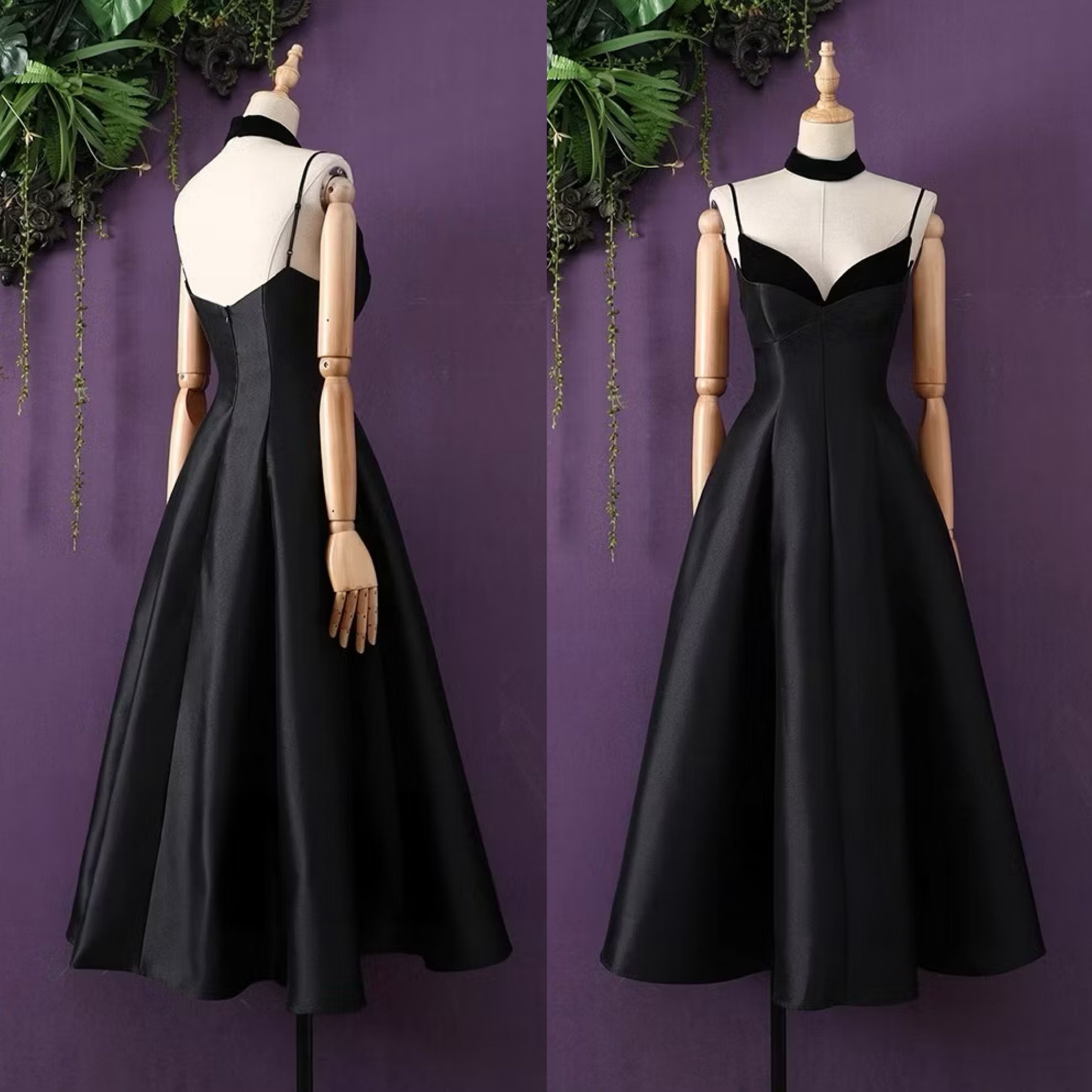 เดรสเสื้อสายเดี่ยว ดีเทลหน้าอกโค้ง ซ้อน2เลเยอร์ กระโปรงบานทรงวงกลม ทำจากผ้าไหมดัตเชสเนื้อดี ผ้ามีน้ำหนัก มีซิปซ่อนและซับในอย่างดี แพตเทิร์นเก็บทรงสวย คัตติ้งประณีตมากค่ะ ใส่สบาย : สินค้าคุณภาพ (พร้อมส่ง)