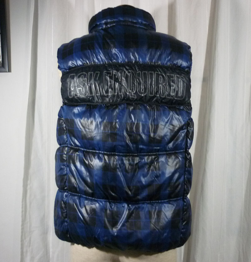 เสื้อกั๊กนวมชาย นวมหนาอุ่นมาก อก42