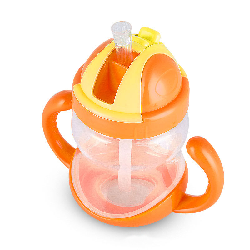 ถ้วยหัดดื่ม NanaBaby ขวดดูดน้ำเด็ก หลอดดูดมีลิ้นกันสำลัก BPA-Free (6 m+)