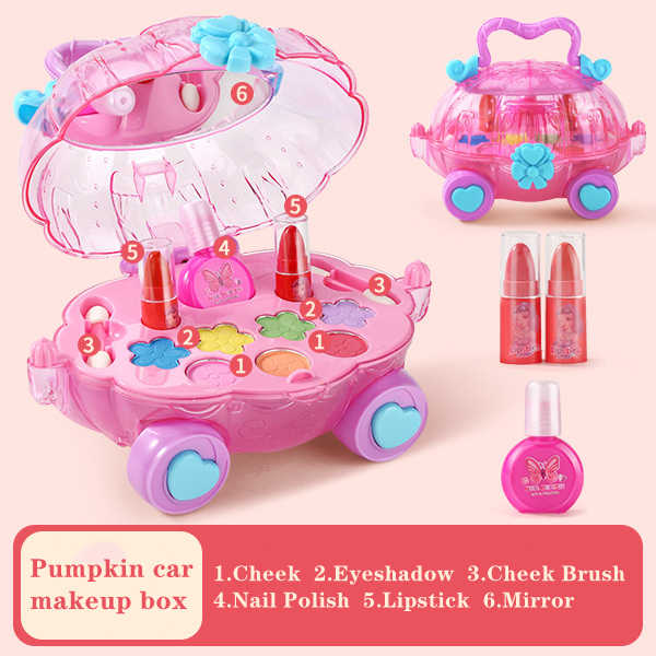 ของเล่นเด็กผญ แต่งหน้าเด็ก เครื่องสำอางเด็ก แต่งหน้าเด็กผญ Set บลัชออนซ์เด็ก ลิปสติกเด็ก สีทาเล็บเด็ก ปลอดภัย มี มอก. มีใบ Cerf รับรอง