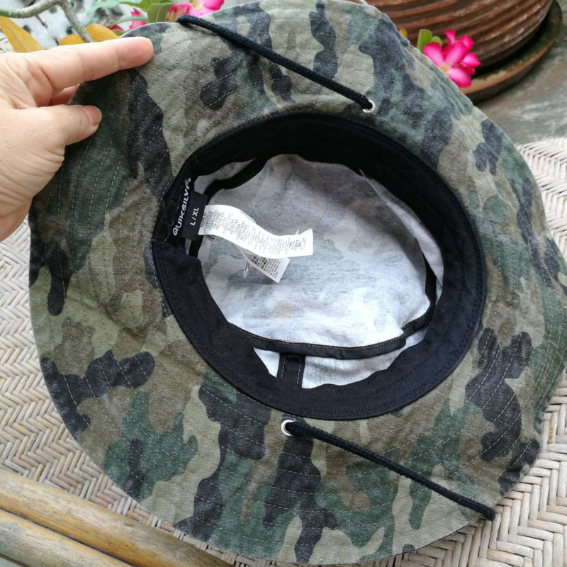 หมวกปีกกว้างลายพราง QUIKSILVER