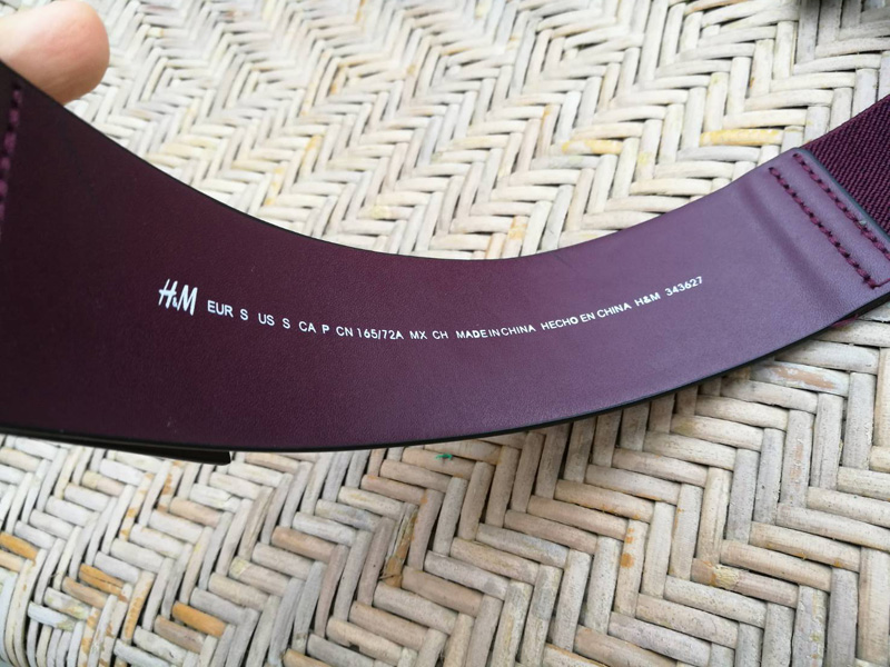 เข็มขัดหนังแท้สุดเก๋ H&M (ของใหม่)